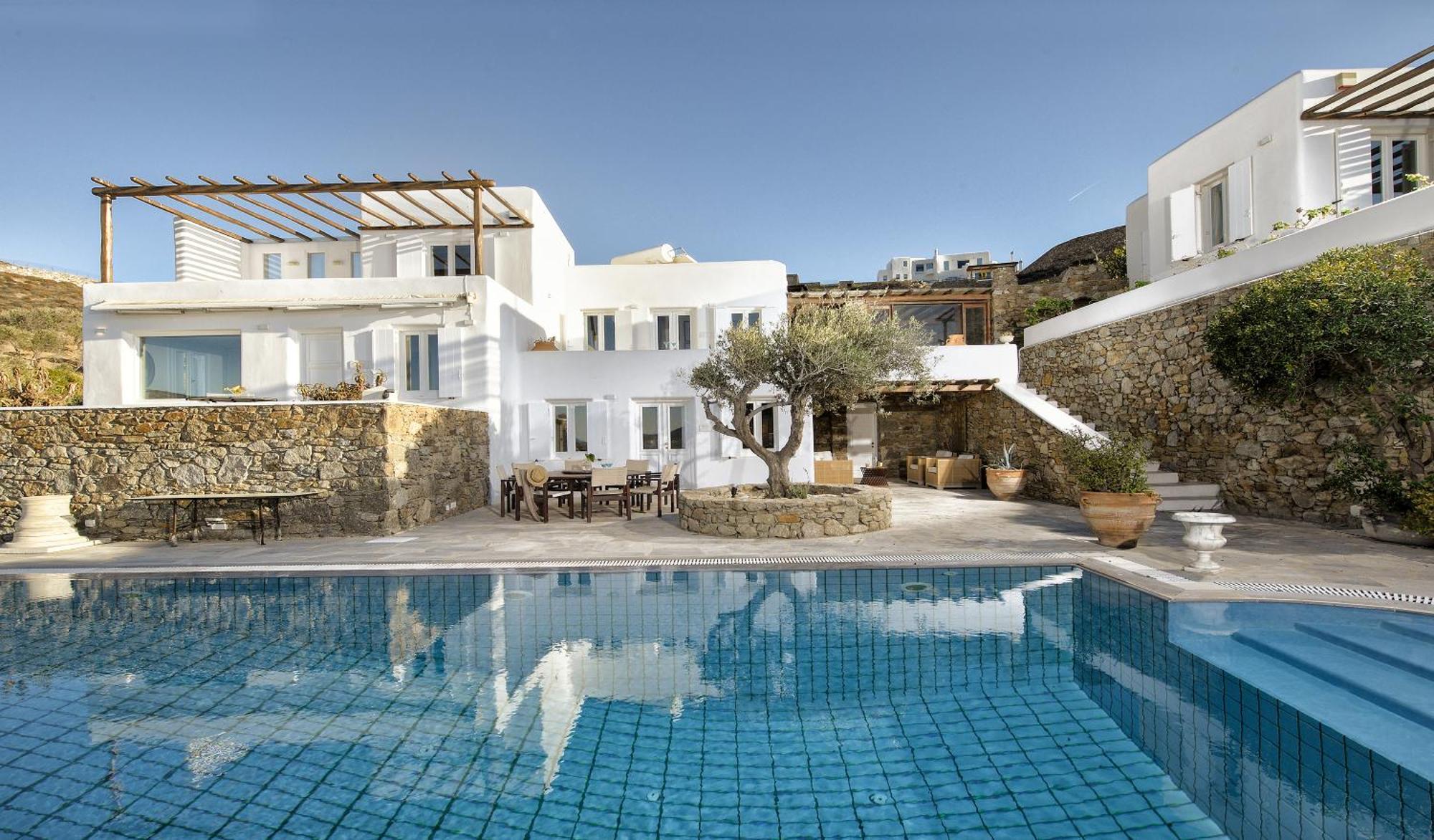 Villa Galaxy Ftelia Beach 外观 照片