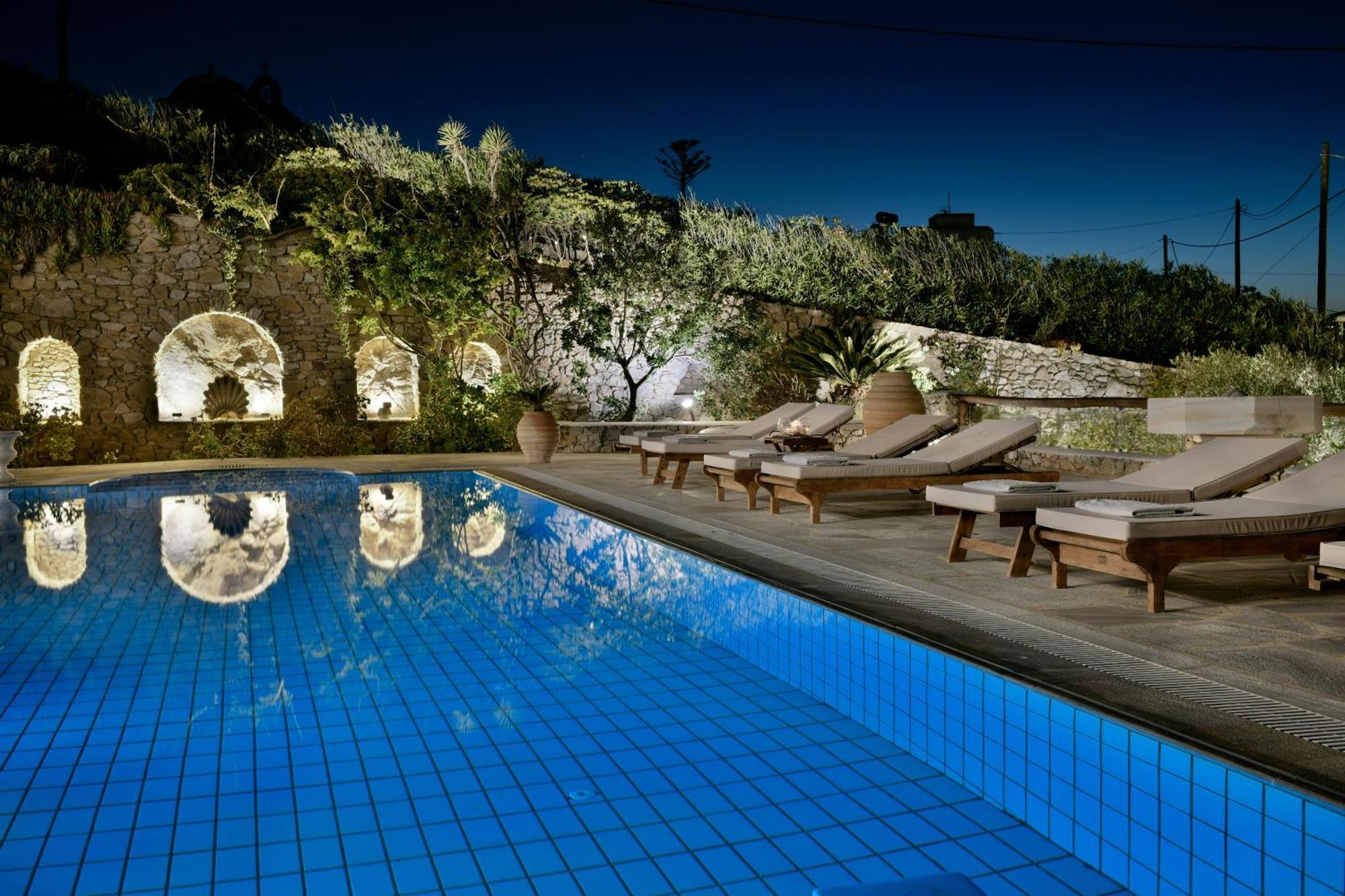 Villa Galaxy Ftelia Beach 外观 照片